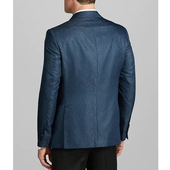 46R Jos. A. Bank Slim Fit Paisley Formal Dinner Jacket Blazer C060439 - Picture 4 of 5